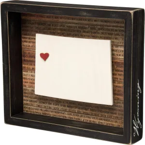 Primitives By Kathy Wanderlust Inset Box Sign, Wyoming