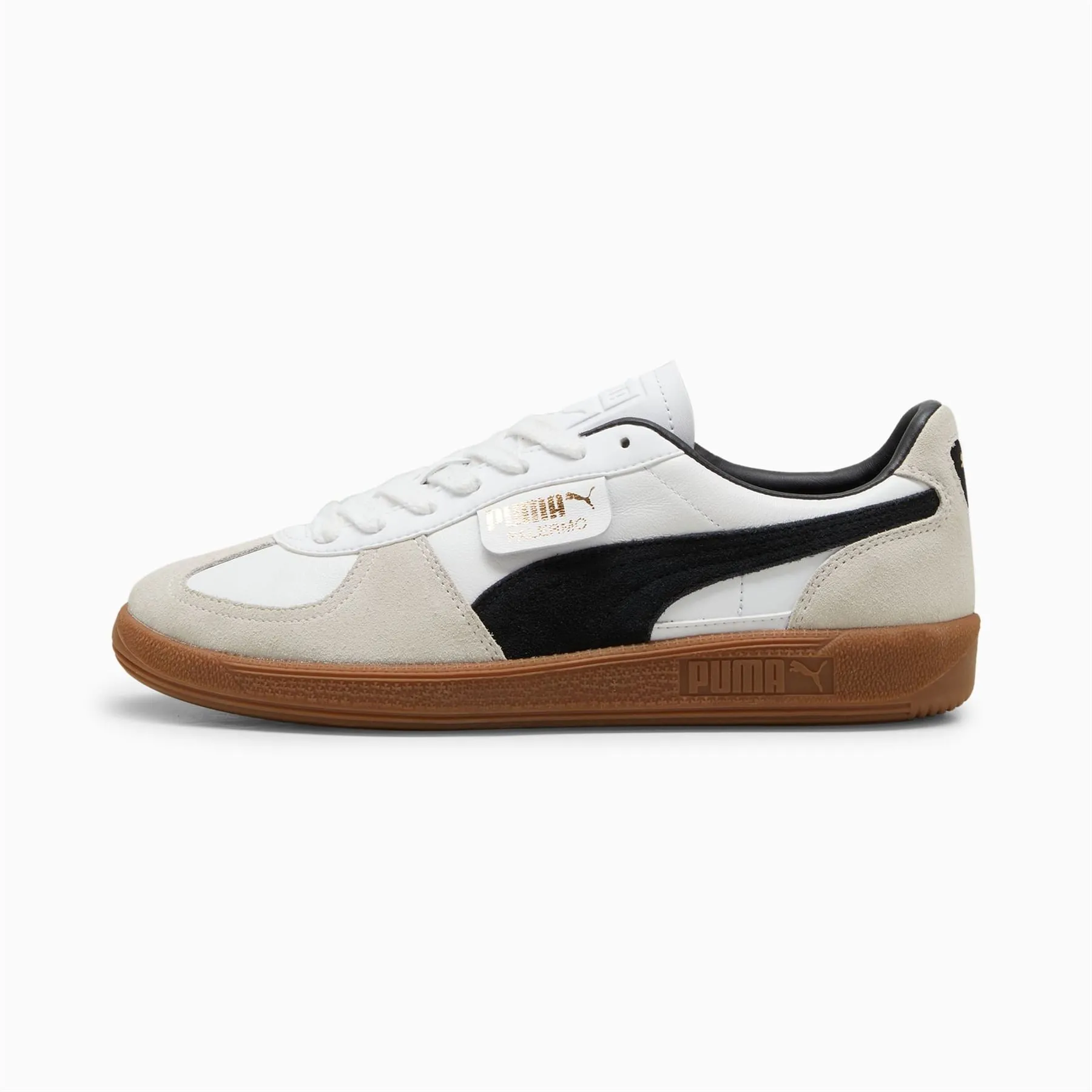 Puma Palermo Leather White/Black Trainers