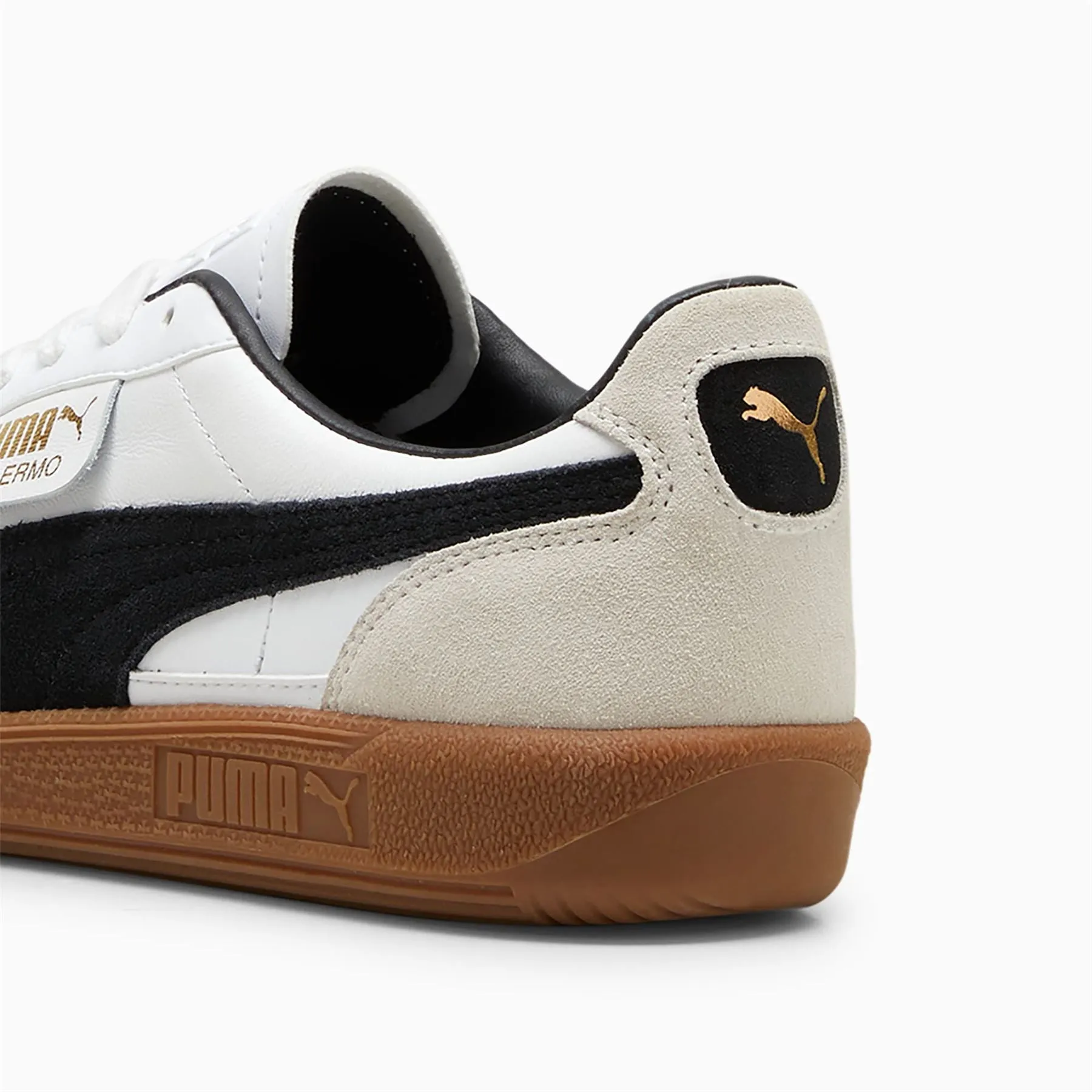 Puma Palermo Leather White/Black Trainers