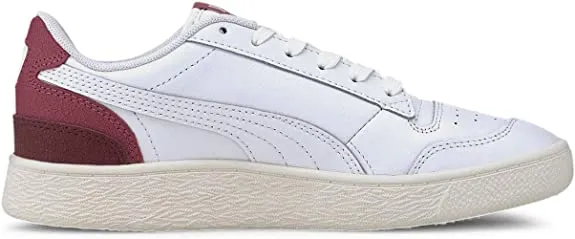 PUMA Ralph Sampson Lo Tones Puma White/Rose Wine/Whisper White 7 D (M)