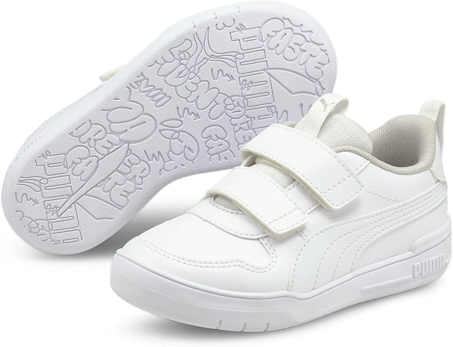 PUMA Unisex-Child Multiflex Hook & Loop Sneaker