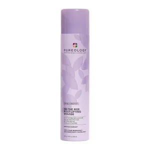 Pureology Style   Protect On The Rise Root Lifting Mousse For Flat and Color-Treated Hair - Provides Medium Control and Volume, Sulfate-Free and Vegan