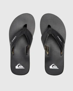 QUIKSILVER ISLAND OASIS LI SANDALS - BLACK/BROWN