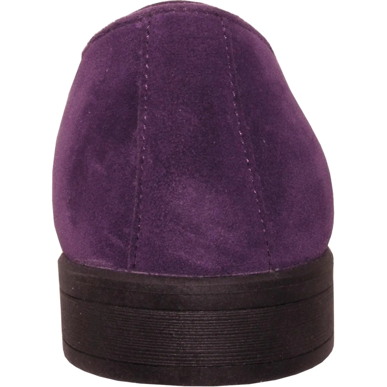 "Bravo Men's Purple Suede Slip-On Dress Loafer: the Perfect Wedding & Prom Shoe"