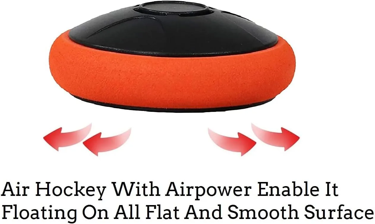 Rechargeable Hover Air Hockey Puck and Paddles, Hover Puck for Any Flat Surface, 2Pcs Air Hockey Strikers
