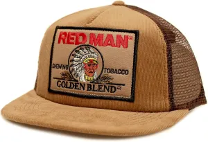Red Man Chewing Vintage Patch Hat (1990s) Redman Retro Classic Snapback Cap