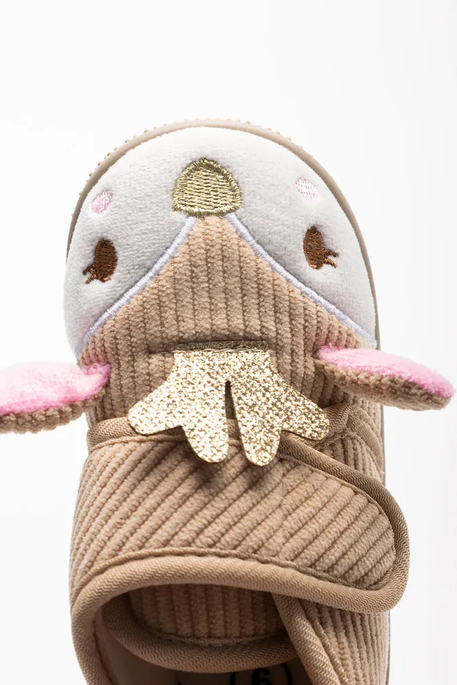 Reindeer Slippers Natural