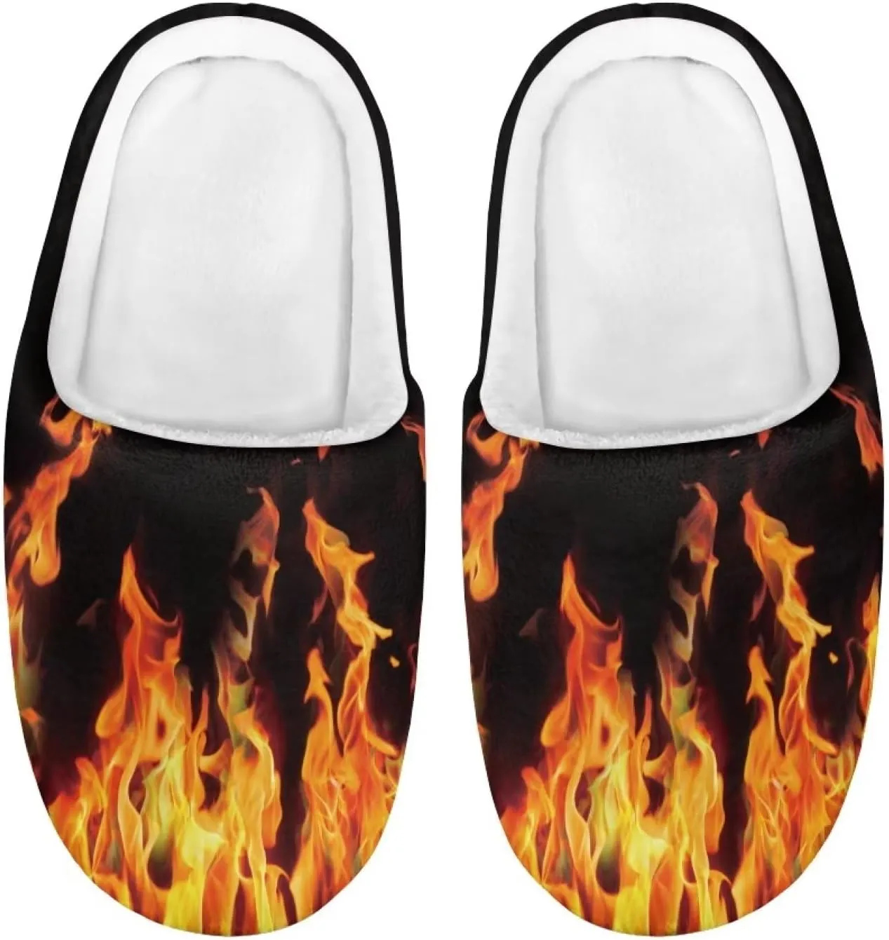 Renewold Kids Warm Plush Winter Cotton Slippers Boys Girls House Slipper Slip On Nonslip Indoor Slippers Shoes