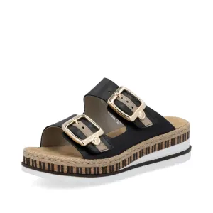 Rieker V7955 Two Strap Buckle Sandal