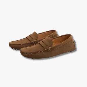 Rimora Cork  | Italian-Style Suede Driving Loafers for Men – Lightweight & Stylish