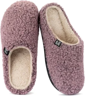 RockDove Women's Plush Retreat Sherpa Fleece Clog Slipper