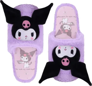 Roffatide Anime Slippers Plush Slippers Furry Indoor Slide Slipper Bedroom Shoes House floor Slipper for Women girls