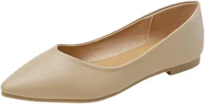 Rojeam Womens Flats Shoes Portable Pumps Ballet Flat Slip-on Ballerina Pumps Shoes Ladies Loafers