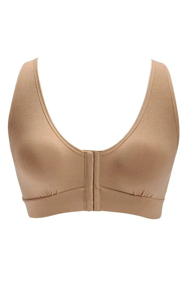 Rora Pocketed Front Closure Bra