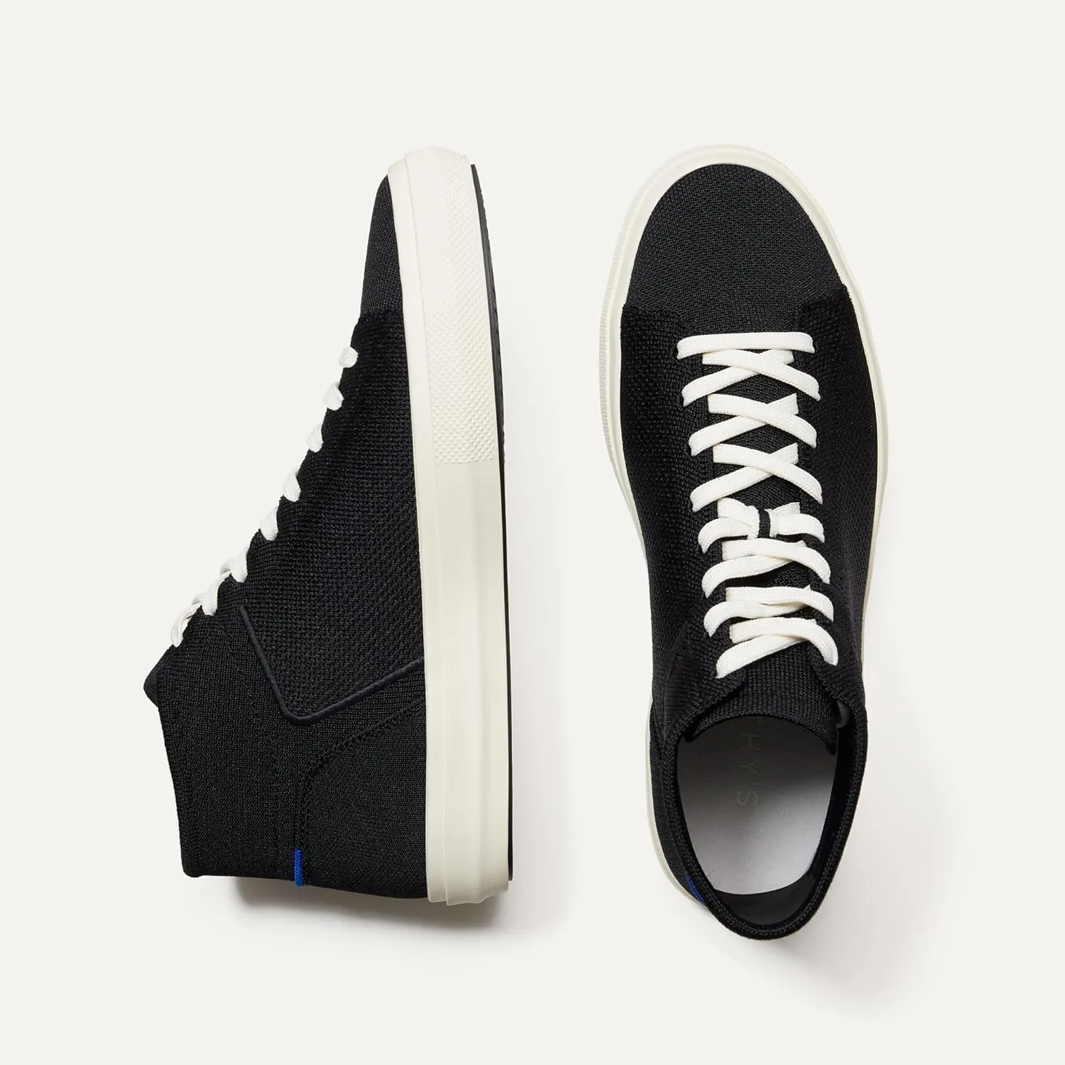 Rothy's The High Top, Women's Lace Up Sneaker for Walking & Casual Comfort, Made from Recycled Plastic Bottles & Machine Washable