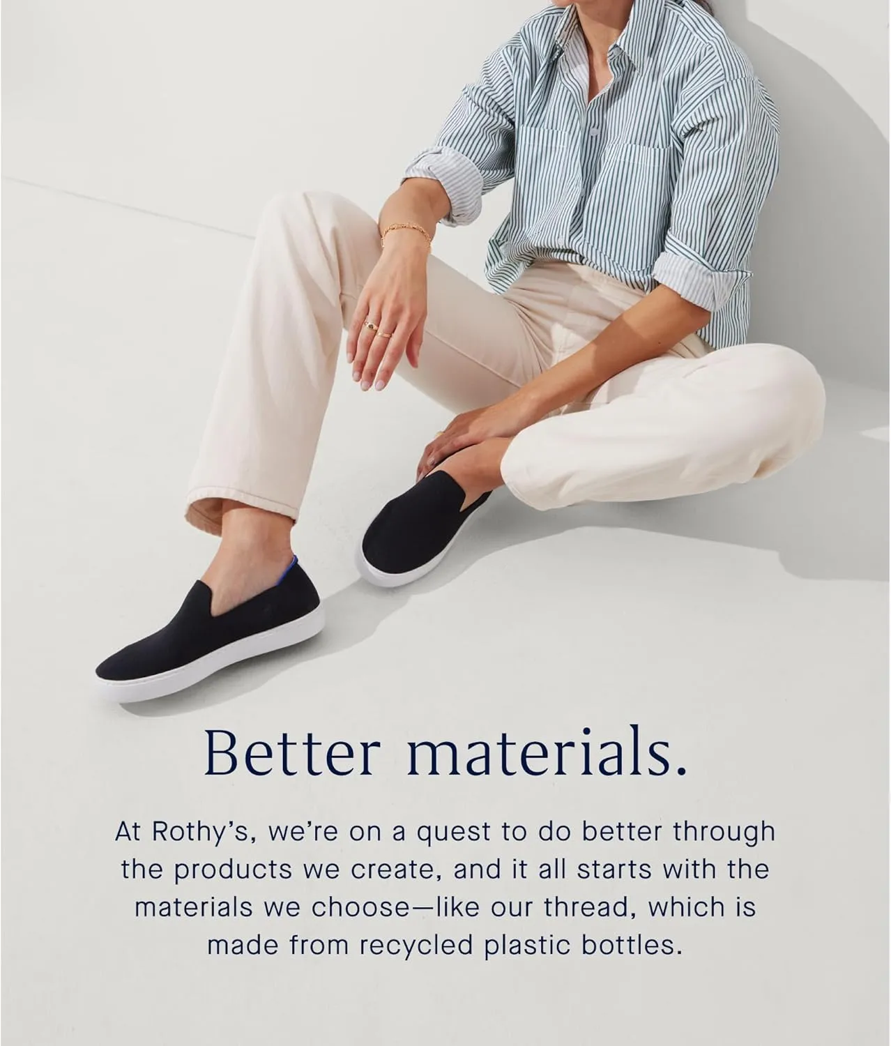 Rothy's The Original Slip On Sneaker, Women's Casual Fashion Shoes, Made from Recycled Plastic Bottles & Machine Washable