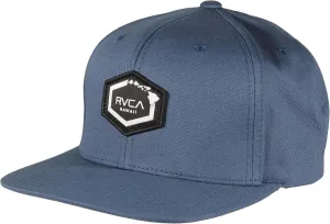 RVCA Island Hex Snapback - Duck Blue