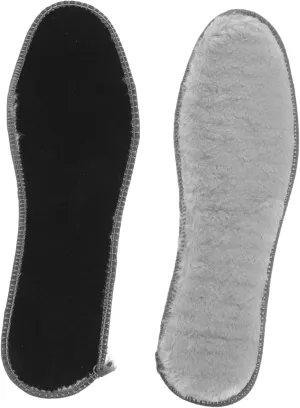 SAFIGLE 4 Pairs Plush Insoles for Cold Weather Footwear Thickened Shoe Inserts with Nonslip Base Ergonomic Boots Liner