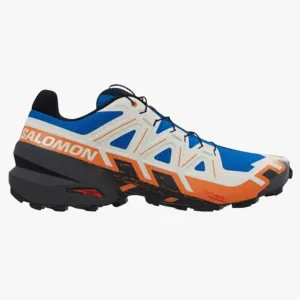 Salomon Mens Speedcross 6 Trail Sneaker Lapis Blue Black Scarlet Ibis
