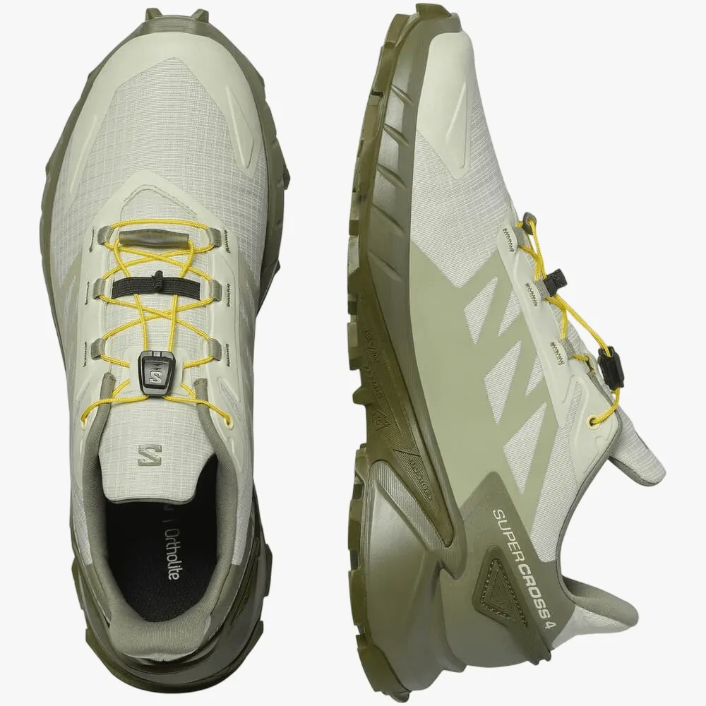 Salomon Mens Supercross 4 Trail Sneaker Caledon Tint Deep Lichen Green Olive Night