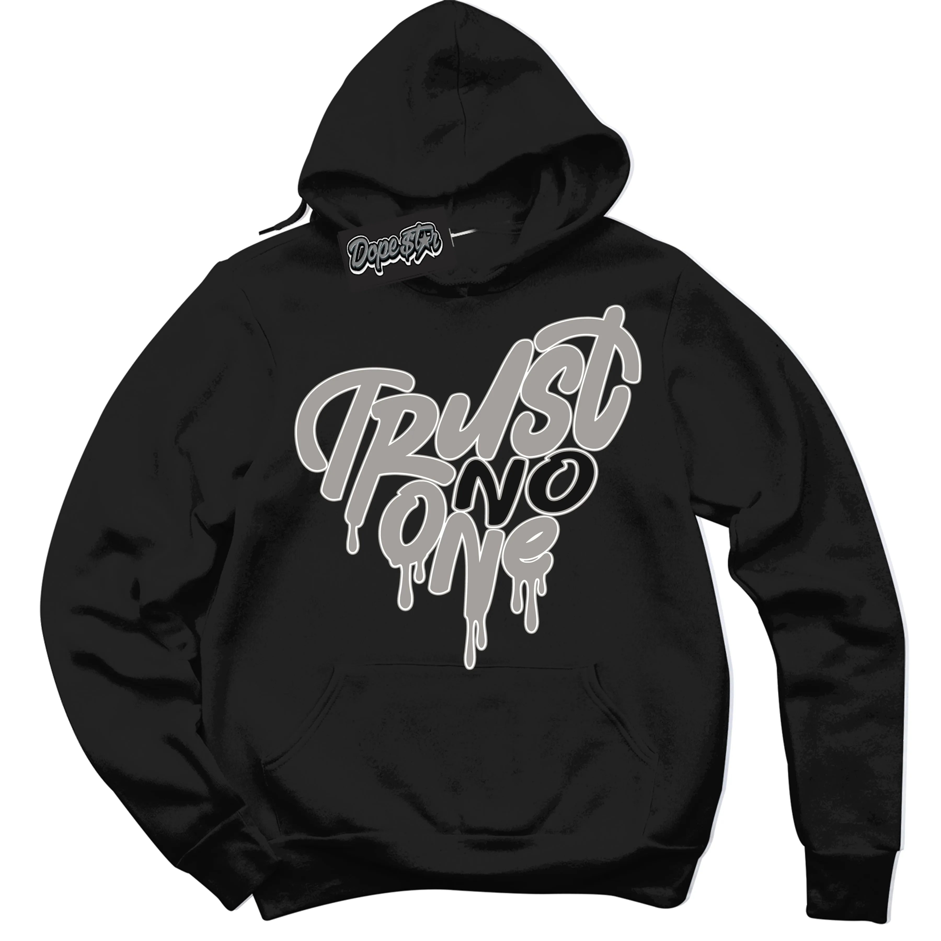 Satin Shadow 1s Sneaker Hoodie Trust No One Heart Graphic