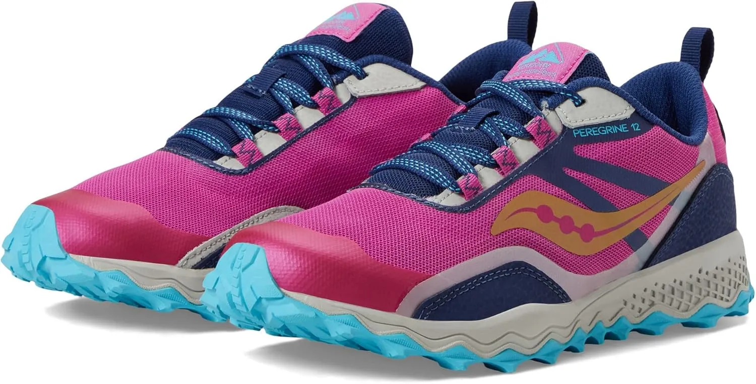 Saucony Unisex-Child Peregrine 12 Shield Sneaker