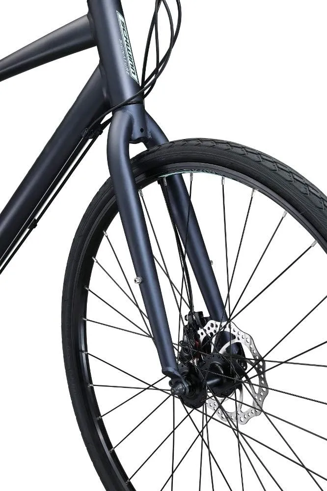 Schwinn Vantage Men and Women Adult Sport Hybrid Bike, 21 or 24 Speed Drivetrain, Aluminum Frame, Flat Bar, Disc Brakes, Smooth Ride Technology