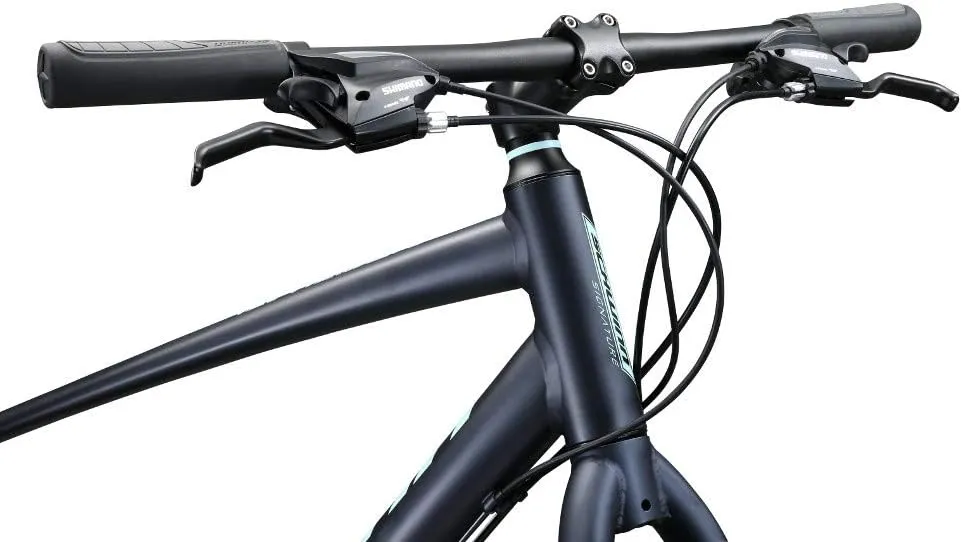 Schwinn Vantage Men and Women Adult Sport Hybrid Bike, 21 or 24 Speed Drivetrain, Aluminum Frame, Flat Bar, Disc Brakes, Smooth Ride Technology