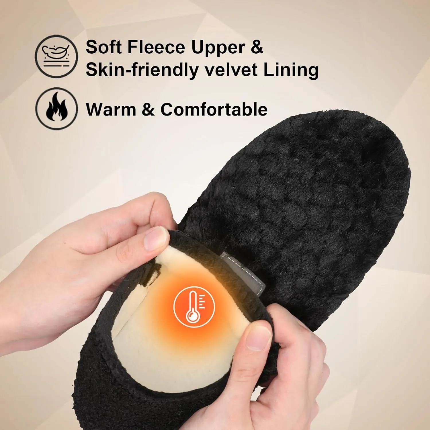 Scurtain Slippers for Women Men House Slipper Socks Lightweight Unisex Adults Barefoot Shoes Non-Slip Travel Slippers