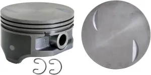 Set of 8 Flat Top Hypereutectic Pistons for 01-07 GM/Chevrolet 8.1L/496 | .030 (.75mm Oversized) | 4.280in. Bore Diameter