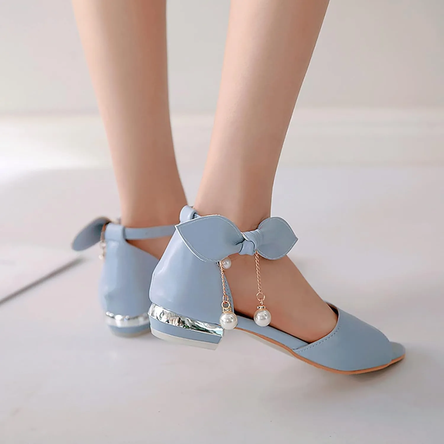 sfdgfhyf Boys Girls Cartoon Foot Warmer Big Kids Girl Roman Buckle Fish Mouth Open Toe Children's Shoes Party Wedding