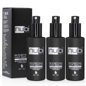 Silky Smooth Hair Serum for All Hair Types, Contains Marula Oil, Aloe Vera and Vitamin E, Non-Greasy Formula, Boosts Shine and Promotes Hair Growth, 2 Fl. Oz. / 60 Ml. (3 Pack)