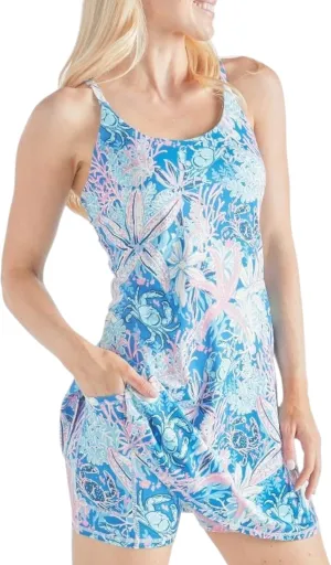 Simply Southern UPF 50 Athletic Dress with Inner Bra and Shorts