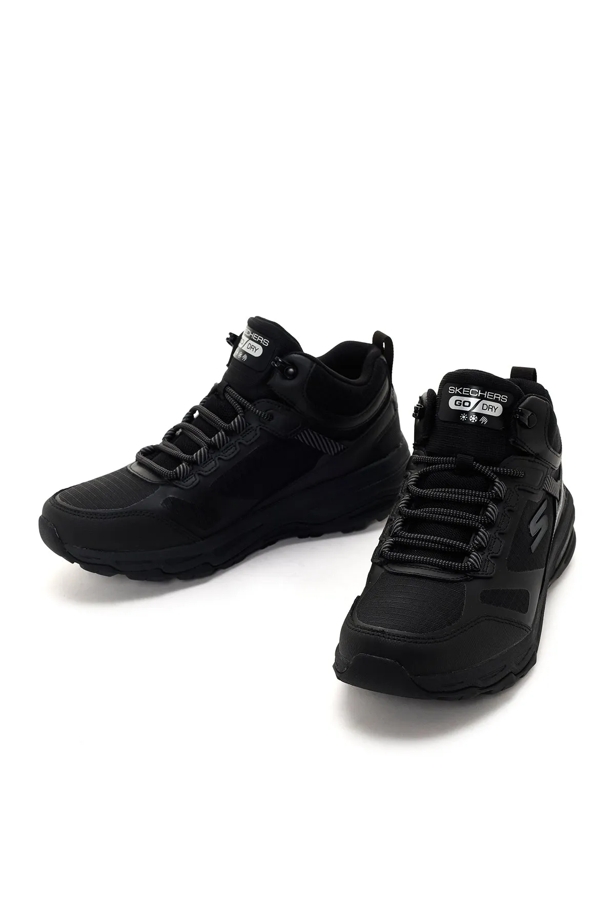 Skechers Erkek Siyah Go Run Trail Altitude-Water Kalın Tabanlı Sneaker