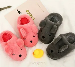 Sleeping Pup Plush Slip-on for Kids