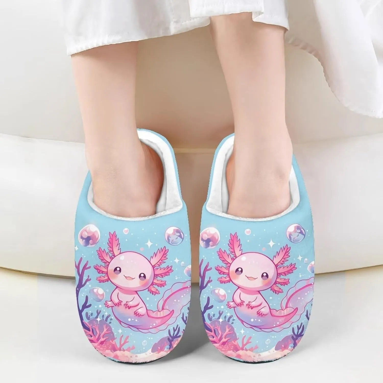 Slippers for Girls Kids Boys Size 9-15 Winter Cotton Slipper Indoor Fuzzy Slippers