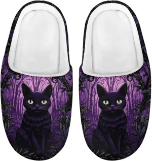 Slippers for Girls Kids Boys Size 9-15 Winter Warm Cotton Slippers Soft Slip On Shoes