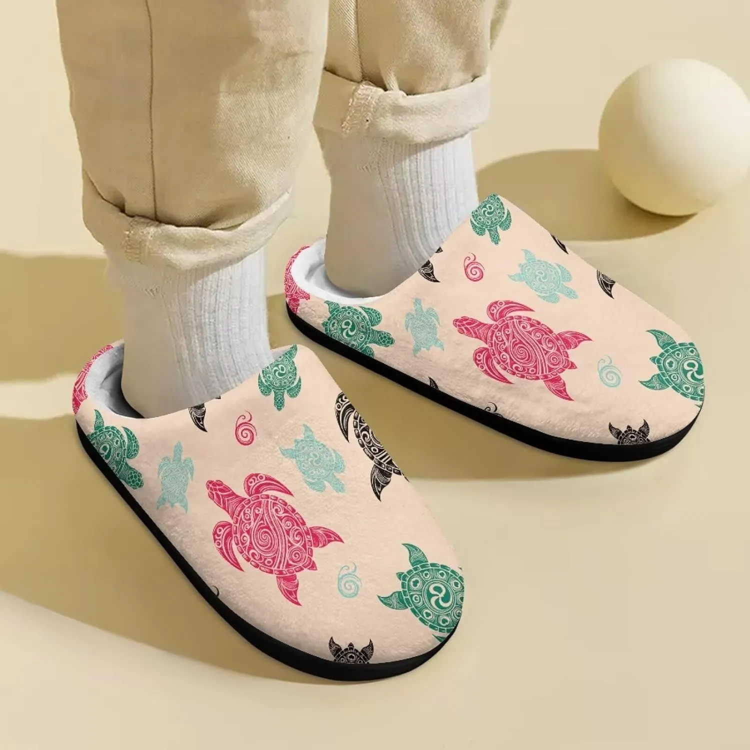 Slippers for Kids Anti-slip House Slippers Warm Plush Slippers Cozy Bedroom Slippers