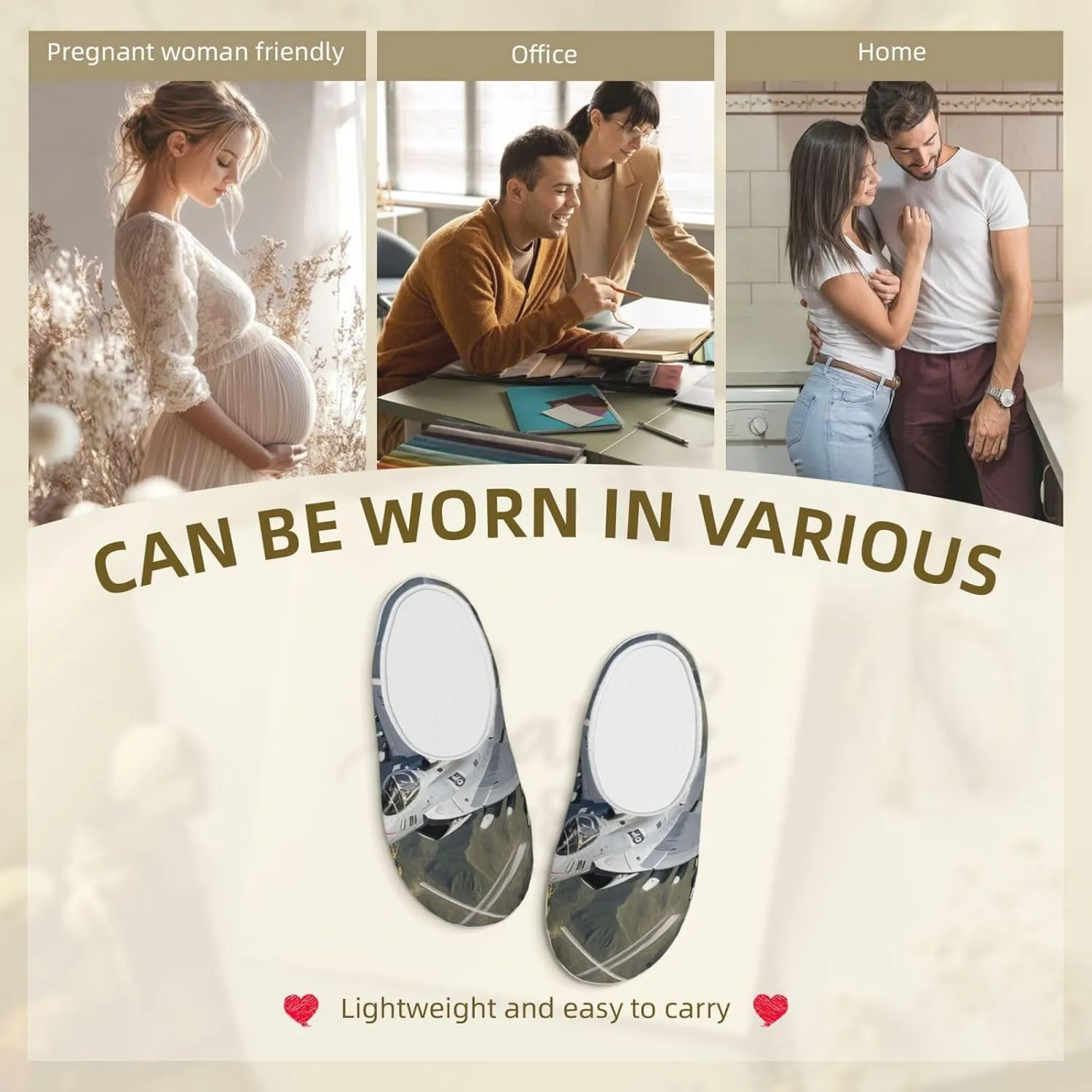 Slippers for Women Men Cotton Slippers Aircraft Fighter Jets Plush Shoes Non-slip TPR Slippers