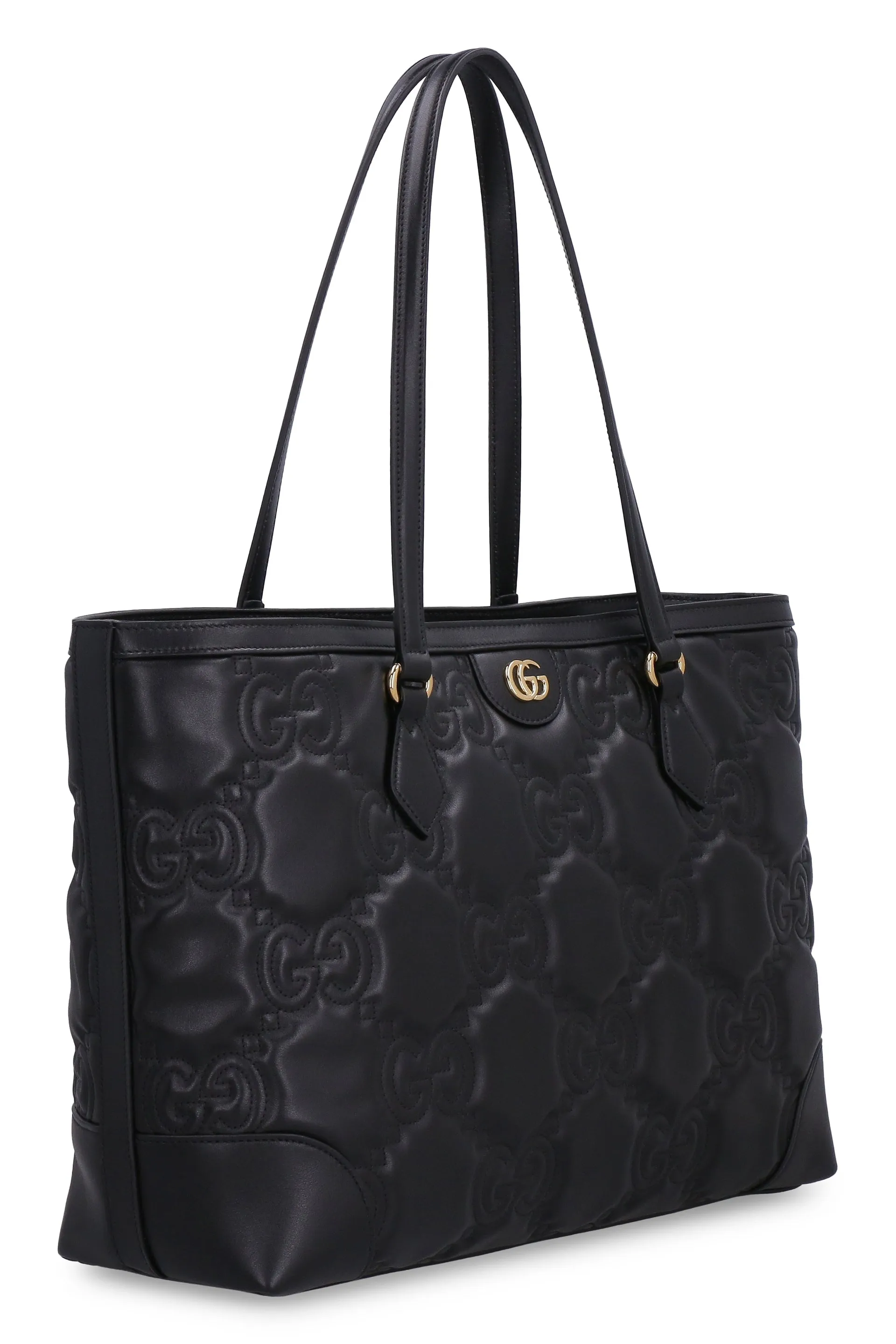 Smooth leather tote bag