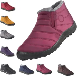 Snow Boots for Women Winter Warm Ankle Booties Waterproof Comfortable Slip On Outdoor Fur Lined Lining Womens Snow Boots