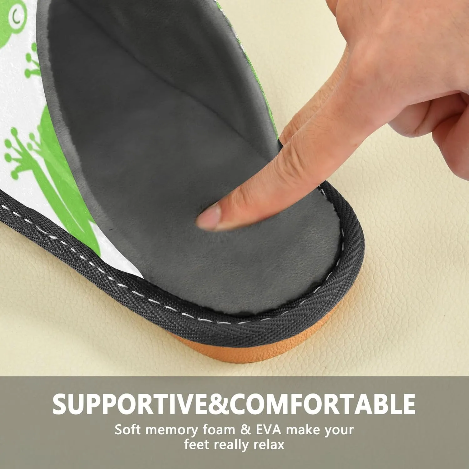 Spa Slippers Indoor House Fuzzy Slippers Soft Memory Foam Non-Slip Home Slipper Winter Shoes For Bedroom Hotel Travel 4-11