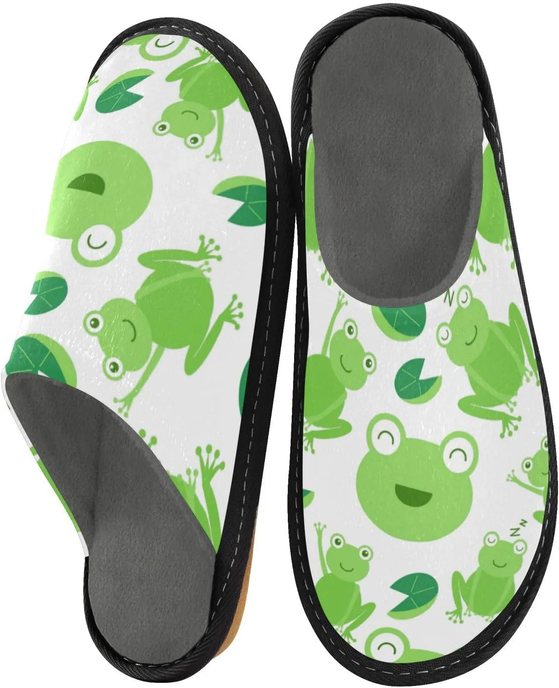Spa Slippers Indoor House Fuzzy Slippers Soft Memory Foam Non-Slip Home Slipper Winter Shoes For Bedroom Hotel Travel 4-11