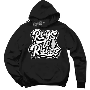Suede Panda Dunk Sneaker Hoodie Rags To Riches Graphic