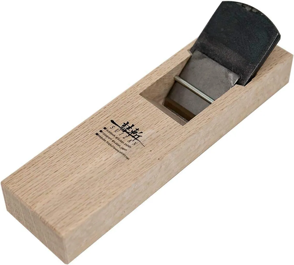 SUIZAN Kanna Japanese Wood Planer 2" - Professional Hand Block Plane Woodworking tools