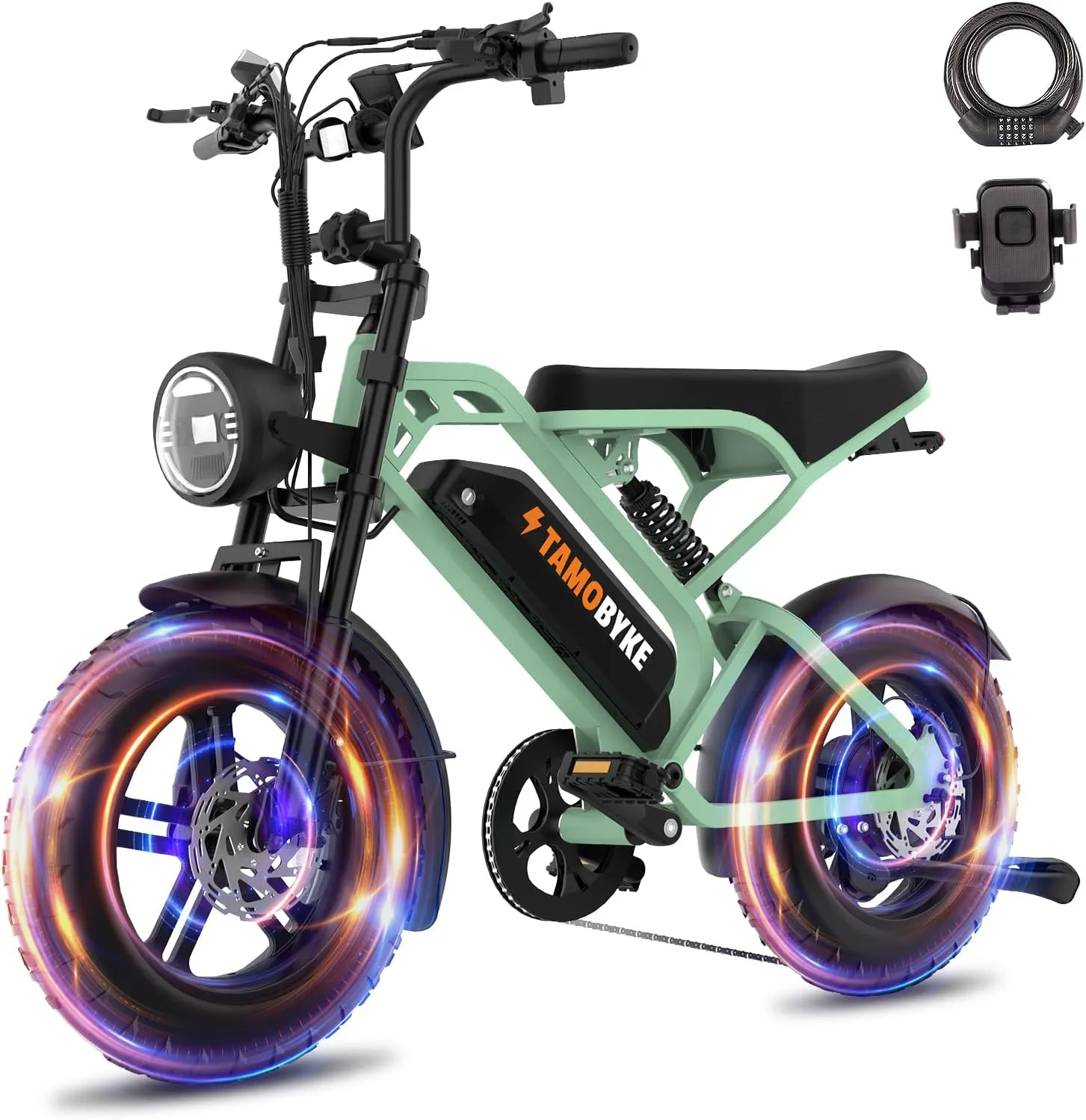 T16 Electric Bike for Teens & Childs, 1000W Motor 48V15.6Ah Removable Battery, 30MPH Off-Road Electric Bicycle,16"Fat Tire Ebike for Kids, 7-Speed,Dual Hydraulic Brakes, Fits Riders 4'5"-5'4"