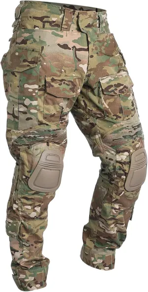 Tactical Men's G3 Combat Pants with Knee Pads Camouflage Pants Hunting Fishing Paintball Outdoor Pants