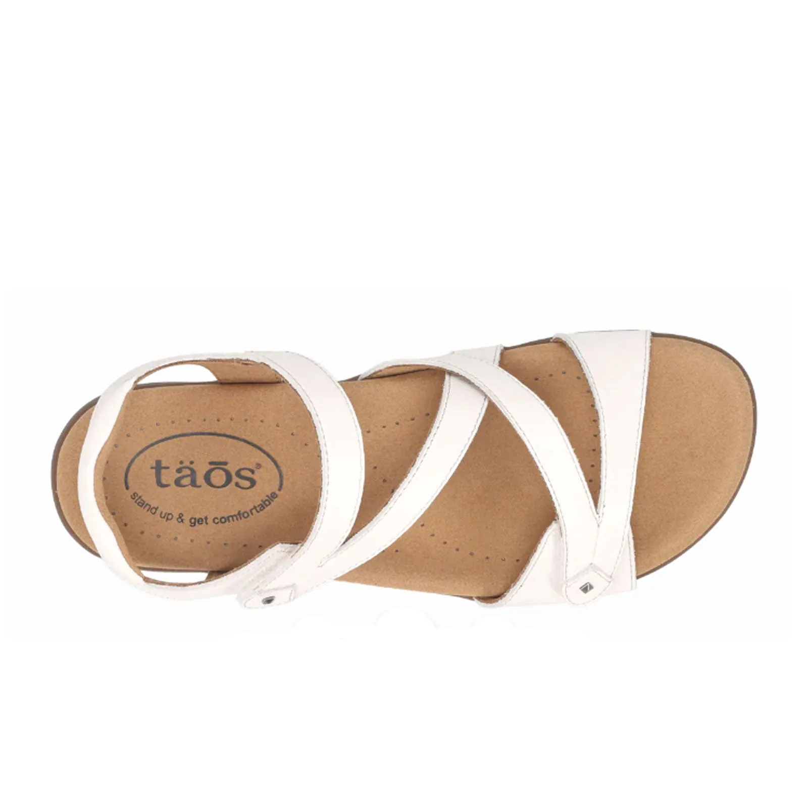 Taos Big Time Backstrap Sandal (Women) - White