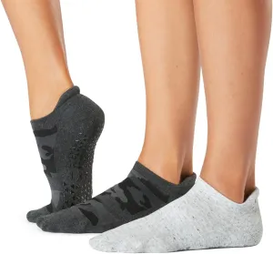 TAVI Women’s Savvy Grip Socks, Multi-Pack - Pilates Socks with Grips for Women, Slipper Socks for Pilates, Yoga, and Ballet