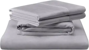 TEMPUR Luxe Egyptian Cotton Sheet Set Cool Gray - TwinXL